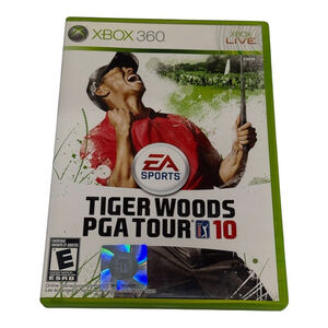 Tiger Woods PGA Tour 10 Xbox 360 Complete With Manual Tested EA Sports Golf Game